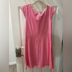 Lilly Pulitzer Striped Pink and White Dress